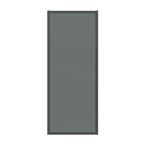 Боковая стенка GROSSMAN Style 200.K33.05.90.21.10 (90x195) черный матовый, стекло тонированное Боковая стенка GROSSMAN Style 200.K33.05.90.21.10 (90x195) черный матовый, стекло тонированное