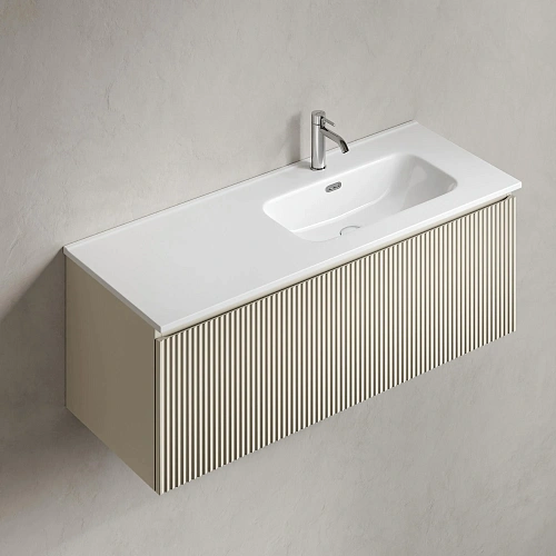 Тумба под раковину SANCOS Snob SNR1.0120RCE R 1.0 1195х445х406 Beige Soft подвесная Тумба под раковину SANCOS Snob SNR1.0120RCE R 1.0 1195х445х406 Beige Soft подвесная