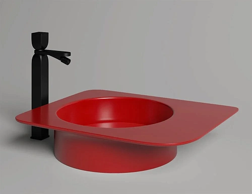 Раковина Salini NINFEA 02 покраска по RAL полностью 110521MF 540x447 накладная S-Stone Раковина Salini NINFEA 02 покраска по RAL полностью 110521MF 540x447 накладная S-Stone