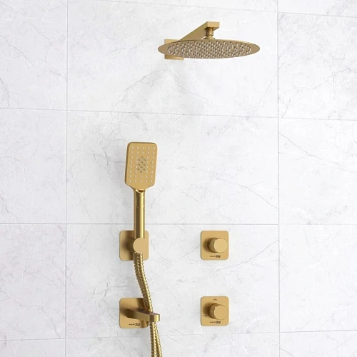 Душевая система WasserKRAFT A8251.307.308.180.259.285.194.201 встраиваемая золото Душевая система WasserKRAFT A8251.307.308.180.259.285.194.201 встраиваемая золото