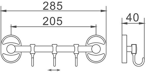 Крючок Haiba HB1915-3 Крючок Haiba HB1915-3