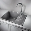 Кухонная мойка Granula 5803, ГРАФИТ, СтандАРТ кварц 580х500 Кухонная мойка Granula 5803, ГРАФИТ, СтандАРТ кварц 580х500