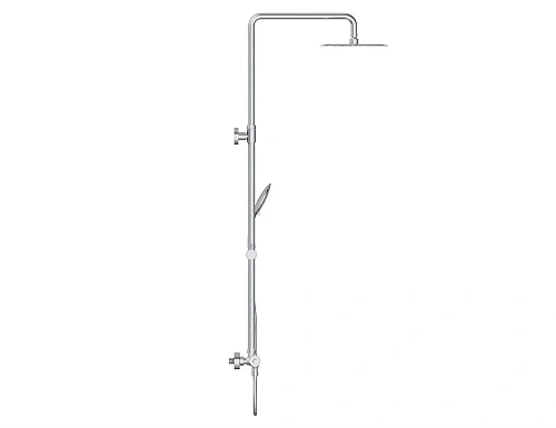 Душевая система Cersanit BRASKO с термостатом A63066 Душевая система Cersanit BRASKO с термостатом A63066