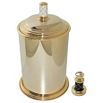 Детальная картинка товара «корзина для мусора boheme murano 10907-b-g gold металл (черное)»
