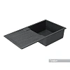 Кухонная мойка Aquaton Верона 1A710032VR210 из литого мрамора, прямоугольная, с крылом, графит Кухонная мойка Aquaton Верона 1A710032VR210 из литого мрамора, прямоугольная, с крылом, графит