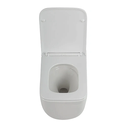 Унитаз подвесной BelBagno LUCE BB076CH-TOR/SC безободковый c сиденьем Унитаз подвесной BelBagno LUCE BB076CH-TOR/SC безободковый c сиденьем