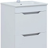 Тумба под раковину Aquanet Практика 50 белый матовый 2 ящика 00330455 напольная/подвесная Тумба под раковину Aquanet Практика 50 белый матовый 2 ящика 00330455 напольная/подвесная
