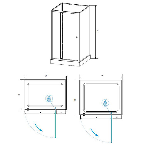 Душевая кабина RGW Andaman AN-207 800x800 мм 411320788-95 Душевая кабина RGW Andaman AN-207 800x800 мм 411320788-95
