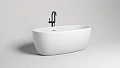 Ванна отдельностоящая Salini LUCE 170x85 100121M из искусственого камня S-Stone Ванна отдельностоящая Salini LUCE 170x85 100121M из искусственого камня S-Stone
