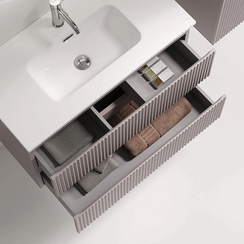 Тумба под раковину SANCOS Snob SNR80/39SM R 790х390х500 Doha Soft подвесная Тумба под раковину SANCOS Snob SNR80/39SM R 790х390х500 Doha Soft подвесная