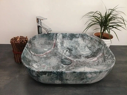 Раковина CeramaLux K397G124 накладная, под камень Раковина CeramaLux K397G124 накладная, под камень