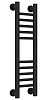 Полотенцесушитель водяной Сунержа Богема+ прямая 600х150 31-0220-6015 Матовый черный