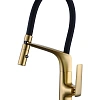 Смеситель для кухни Vincea VKF-115BG, брашированное золото Смеситель для кухни Vincea VKF-115BG, брашированное золото