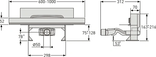 Душевой лоток BERGES WALL 600 пристенный, золото глянец, S-сифон D50 H60 боковой 092156 Душевой лоток BERGES WALL 600 пристенный, золото глянец, S-сифон D50 H60 боковой 092156