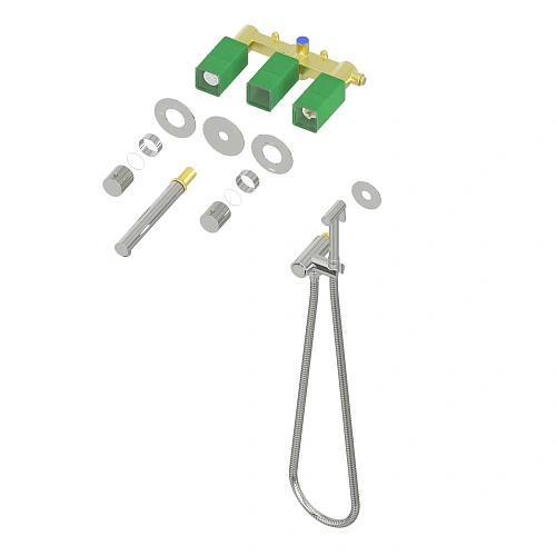 Смеситель для раковины Timo Saona 2383/00SM встраиваемый с термостатом, с гигиеническим душем хром Смеситель для раковины Timo Saona 2383/00SM встраиваемый с термостатом, с гигиеническим душем хром