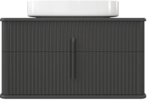 Мебель для ванной STWORKI Молде 95 антрацит, со столешницей 579563 Мебель для ванной STWORKI Молде 95 антрацит, со столешницей 579563