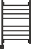 Полотенцесушитель электрический EWRIKA Деметра LP 80х50, матовый черный L 536077