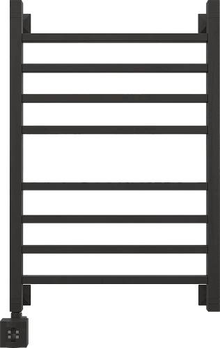 Полотенцесушитель электрический EWRIKA Деметра LP 80х50, матовый черный L 536077 Полотенцесушитель электрический EWRIKA Деметра LP 80х50, матовый черный L 536077