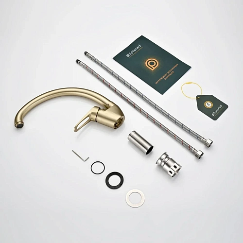 Смеситель для кухни Splenka S202.41.03, золотой сатин Смеситель для кухни Splenka S202.41.03, золотой сатин