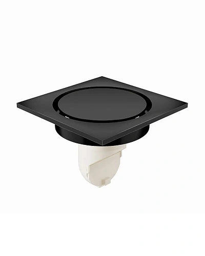 Душевой трап Orange TR01-003b 100х100 черный Душевой трап Orange TR01-003b 100х100 черный