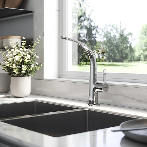 Смеситель для кухни Paini Serena SECR571LMKM хром Смеситель для кухни Paini Serena SECR571LMKM хром