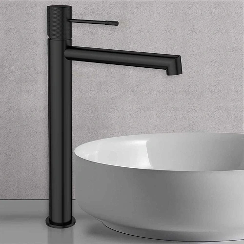 Смеситель для раковины Vincea Desire VBF-1D2MB черный Смеситель для раковины Vincea Desire VBF-1D2MB черный