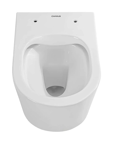 Унитаз подвесной CHARUS INFINITO RIMLESS EWC700-130W безободковый, c легкосъемным сиденьем, с функцией микролифт Унитаз подвесной CHARUS INFINITO RIMLESS EWC700-130W безободковый, c легкосъемным сиденьем, с функцией микролифт