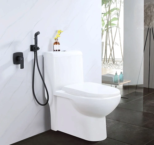 Гигиенический душ Lemark Ursus LM7219BL, встраиваемый, черный Гигиенический душ Lemark Ursus LM7219BL, встраиваемый, черный