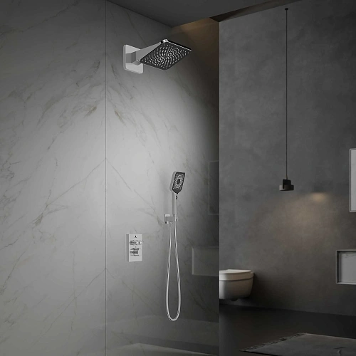 Душевая система Vincea Inspire VSFW-3I21MT4CH встраиваемый, термостатический, двухрежимный, хром Душевая система Vincea Inspire VSFW-3I21MT4CH встраиваемый, термостатический, двухрежимный, хром