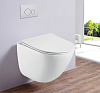 Картинка анонса товара «унитаз подвесной esbano lotus (esuplotuw) white 500x340x405 с крышкой микролифт»