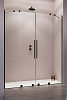 Картинка анонса товара «душевая дверь radaway furo dwj black 43,8x200 прозрачное 8 мм 1/2 10108438-54-01»