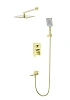Душевая система Wonzon &amp; Woghand встраиваемая, брашированное золото (WW-88939011-BG)