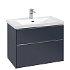 Картинка анонса товара «тумба под раковину villeroy &amp; boch subway 3.0 marine blue / marine blue c57400vq»