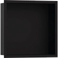 Настенный короб Hansgrohe XtraStoris Individual, с дизайнерской рамой, 30х30х10 см 56098670, матовый Настенный короб Hansgrohe XtraStoris Individual, с дизайнерской рамой, 30х30х10 см 56098670, матовый