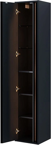 Шкаф-пенал Allen Brau Activity 35 1.34002.AM L антрацит матовый/черный брашированный Шкаф-пенал Allen Brau Activity 35 1.34002.AM L антрацит матовый/черный брашированный