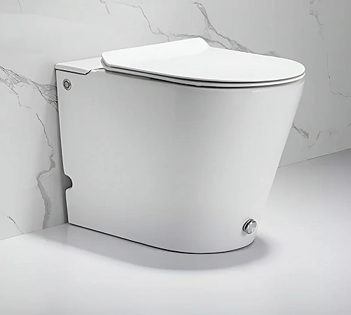 Унитаз приставной Ceruttispa ARGENTERA Pulse CT7267 с функцией импульсного смыва, сиденье микролифт Унитаз приставной Ceruttispa ARGENTERA Pulse CT7267 с функцией импульсного смыва, сиденье микролифт