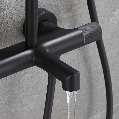 Душевая система Vincea Desire VSFS-1D1TMB термостатическая, черный Душевая система Vincea Desire VSFS-1D1TMB термостатическая, черный