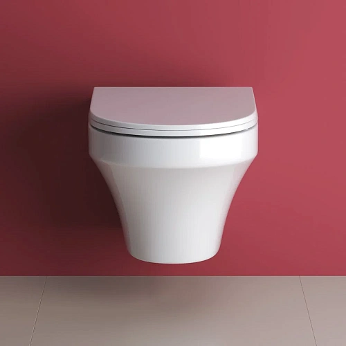 Унитаз подвесной CEZARES DUET CZR-2462-TH-TOR/CZR-870-SC безободковый с сиденьем Унитаз подвесной CEZARES DUET CZR-2462-TH-TOR/CZR-870-SC безободковый с сиденьем