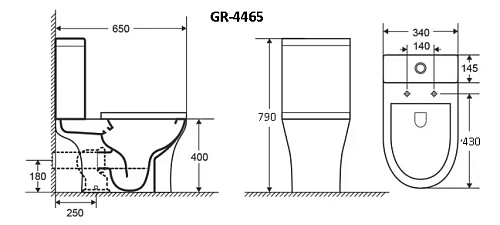Унитаз напольный GROSSMAN GR-4465S Classic 650x340x790 безободковый с тонкой крышкой Унитаз напольный GROSSMAN GR-4465S Classic 650x340x790 безободковый с тонкой крышкой