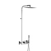 Картинка анонса товара «душевая система excellent rain krotos arex.8081cr хром термостатическая»