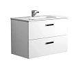 Тумба под раковину Roca Victoria Nord 80 белый глянец ZRU9000032 Тумба под раковину Roca Victoria Nord 80 белый глянец ZRU9000032
