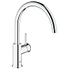 Смеситель для кухни GROHE BauClassic, высокий излив, хром (31535000)