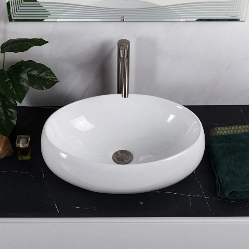 Раковина BelBagno BB1085 500x340 белый Раковина BelBagno BB1085 500x340 белый