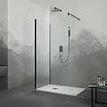 Душевой уголок RGW Walk In WA-005B (WA-002B+Z-050-2B) 1200x1000 мм 35100520-14 черный, Easy Clean Душевой уголок RGW Walk In WA-005B (WA-002B+Z-050-2B) 1200x1000 мм 35100520-14 черный, Easy Clean