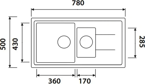 Кухонная мойка Kaiser двойная Песочный мрамор KG2M-7850-SB Кухонная мойка Kaiser двойная Песочный мрамор KG2M-7850-SB