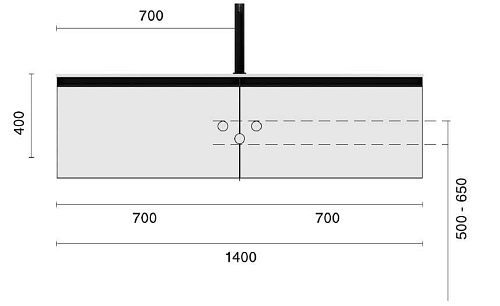 Тумба под раковину Armadi Art QUATRO 790-M2-140(70+70)-W-A+L 140 см (70+70) WILLOW профиль ANTHRACITE Тумба под раковину Armadi Art QUATRO 790-M2-140(70+70)-W-A+L 140 см (70+70) WILLOW профиль ANTHRACITE