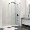 Картинка анонса товара «душевая перегородка vincea walk-in vsw-1hs100clb, 1000x2000, черный матовый, стекло прозрачное»