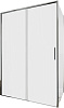 Душевой уголок Aquanet Pleasure Evo 130x100 AE65-130x100-CT профиль хром, прозрачное стекло