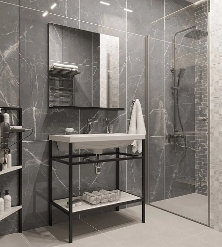 Комплект мебели DIWO Смоленск 80 с раковиной Como 80 483913 Комплект мебели DIWO Смоленск 80 с раковиной Como 80 483913