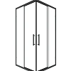 Душевой уголок Timo (T41) TKSS-100/03C-8 1000x1000x2000, профиль черный, стекло прозрачное 8 мм Душевой уголок Timo (T41) TKSS-100/03C-8 1000x1000x2000, профиль черный, стекло прозрачное 8 мм